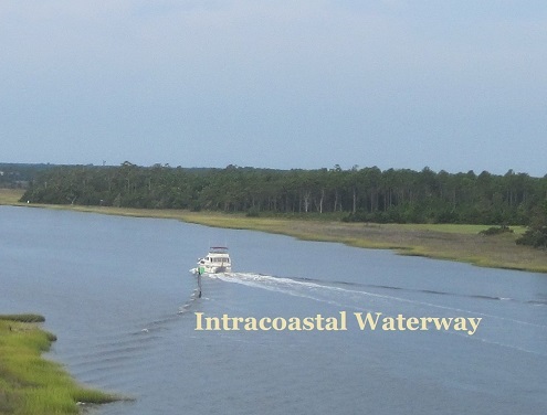 Intracoastal Wateray at Oak Island NC